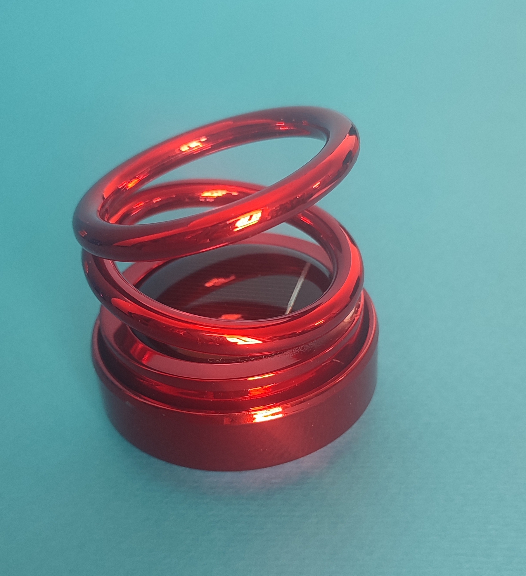 خوشبو کننده خورشیدی خودرو مدل دو حلقه براق